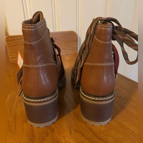 NWT Free People Jasper Hiker Ankle Boots tan size 9.5 - Picture 6 of 8